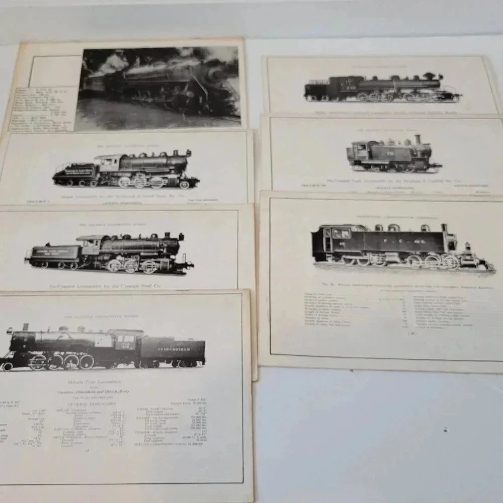 The North American Live Steamer Magazine Lot of 7 1956 Railroad Vintage RARE